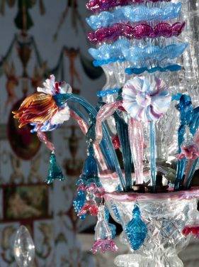 Murano Glass Chandeliers, Detail